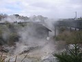 It's mad around Rotorua, there's just steam hissin