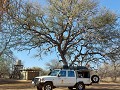 Moriti campsite aan grens Zuid-Afrika/Botswana