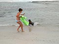 Oeps!!! Deze kwam sneller uit het water dan verwac
