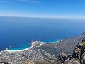 Zicht op Camps Bay vanop de Tafelberg