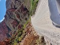 Swartbergpas, soms bibberen door steile afgronden 