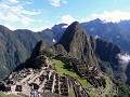 Zicht op Machu Picchu vanaf de mirador
