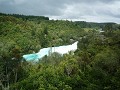 Hukka Falls.  Zalig blauw water dat met enorme kra