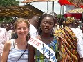 Rikje en Miss Togo 2006