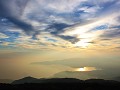 Zonsondergang nabij Volos