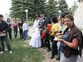Kyrgisische trouw meevieren met gebak én vodka