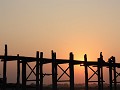 Amarapura : de U-Bein brug, de langste teakhouten 