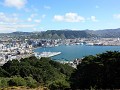 Zicht op Wellington vanaf Victoria lookout