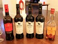 Verschillende soorten sherry en een brandy
