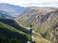 Uitzicht langs de ene kant van Queenstown.