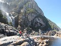 Het doel van vandaag: de waterval!