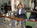 A very famous designer at the souk in Qamishli