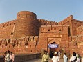 Het fort in Agra.