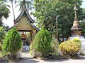 Rond de tempel What Xieng Thong. Luang Prabang.