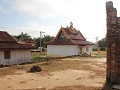 Het nieuwe tempeltje waar enkele monniken zitten. 