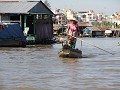 Chau Doc, Hau rivier, Floating Fish Farm.