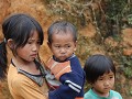 Hmong Kids Ta Phin Village Red Dzao