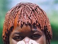 OMO VALLEY - CLOSE UP OF A HAMMER GIRL.