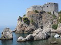 1e BEELD VAN DE STADSWALLEN VAN DUBROVNIK.