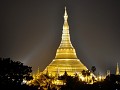 SHWEDAGON BY NIGHT.