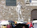 Linda with the Statue of David