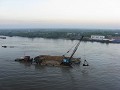 The Mekong is very muddy and has to dredged often.
