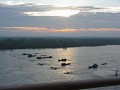 Fishing boats on Mekong River as we sailed in the 