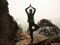 Nepal, het land van de yoga.