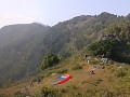 Panorama: paragliding