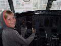 Lisse in de cockpit van Air New Zealand.
