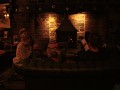 Opwarmen in de gezellige pub.