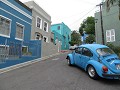 Bo-Kaap, een wijk met kleurrijke huisjes.