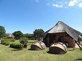 Op de camping in Port Alfred zijn we alleen.