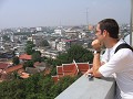 BANGKOK. Gouden berg. Bovenaan heb je een mooi uit