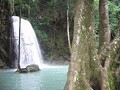 KANCHANABURI.Er is een waterval van 2 km lengte te