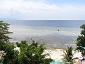Pulau Bunaken, uitzicht op de oceaan vanop ons bal