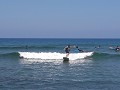 Surfing in San Juan.