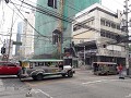 Betonnen jungle, Manila. Jeepney's, file, smog, dr