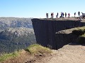 Preikestolen: nee hier waren we niet alleen ,)
