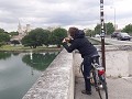Per fiets Avignon verkennen. Where is the pope?