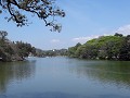 Het meer in Kandy.