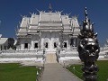 Witte tempel, Chang Rai. Een aardig staaltje kitch
