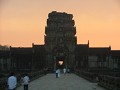 Angkor Wat, the most famous temple, at sunset... D