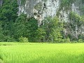 Deze grot (Tham Pa Thok) temidden van prachtige gr