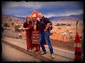 Een uitgedoste Inka op San Cristobal