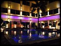 Qiu Hotel by night.