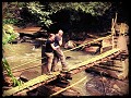 Uitdagende bamboe brug - trekking Next Step