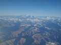 vanuit het vliegtuig: fantastisch zicht op de Ande