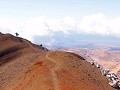 Kleine detour op de kam van de Red Crater