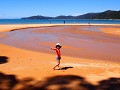 Abel Tasman's orange coloured beaches